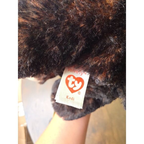 Ty Beanie Buddies Kodi Bear Plush Toy With Big Glittery Eyes 12" Stuffed Animal - Picture 6 of 13